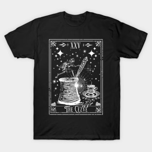 The Cezve Turkish Coffee Tarot Card T-Shirt